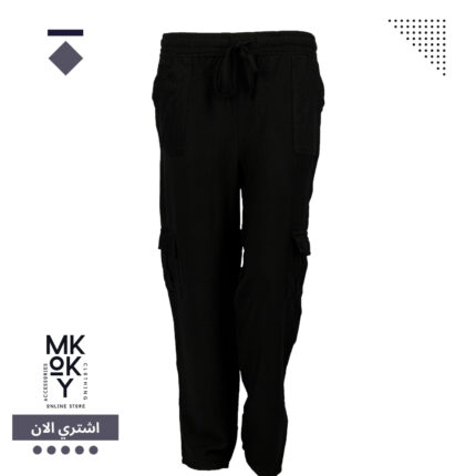 بنطلون كتان حريمي كاجوال