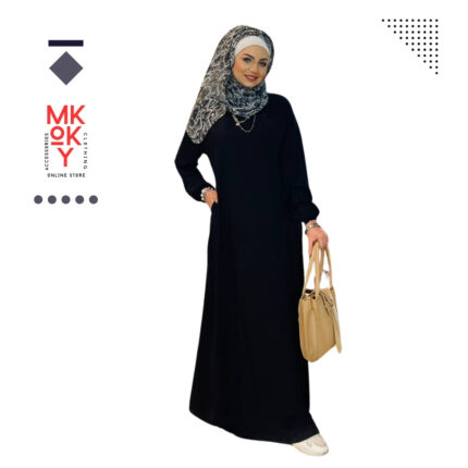 عباية حريمي للمحجبات موديل نيللي - مكوكي ستور