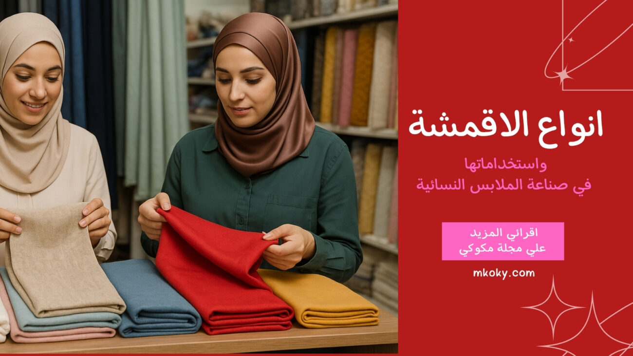تعرفي علي أنواع الأقمشة المستخدمة في الملابس النسائية