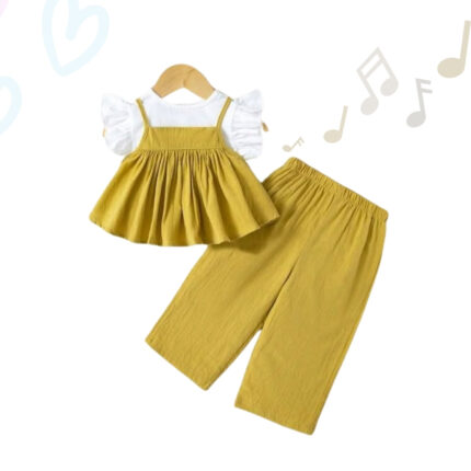 سوت كتان بناتي اطفالي - مكوكي ستور