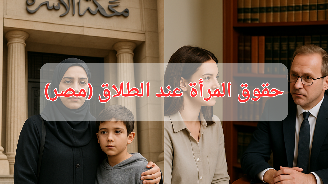 حقوق المرأة عند الطلاق في مصر