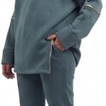 طقم نسائي شتوي قطعتين ، سوت نسائي شتوي ، متجر مكوكي للسيدات