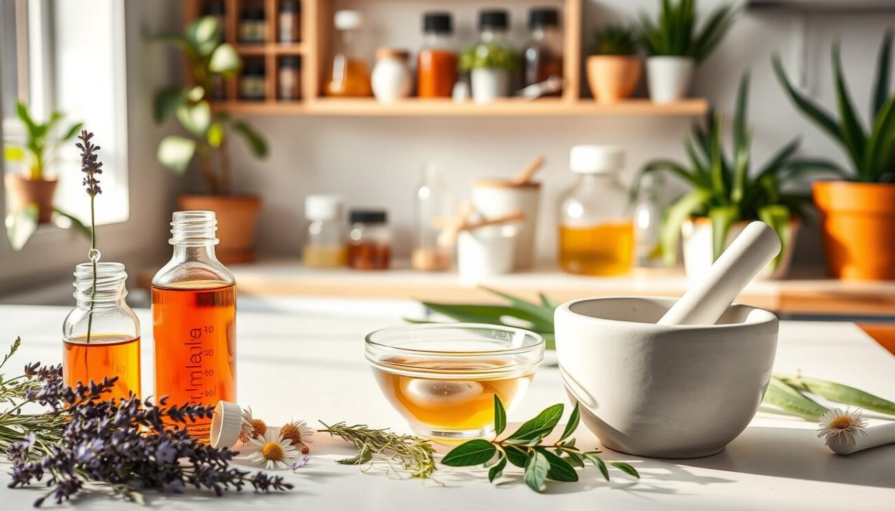 أدوات تحضير سيروم طبيعي