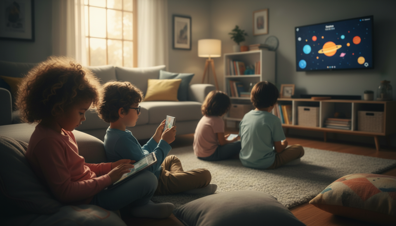 استخدام الأطفال للأجهزة الإلكترونية