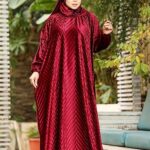 اسدال صلاة قطيفة للنساء بنقشة روعة وملمس ناعم والوان متعددة