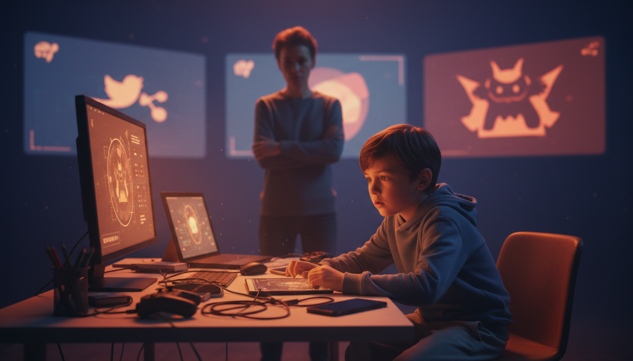 مخاطر العالم الرقمي على الأطفال