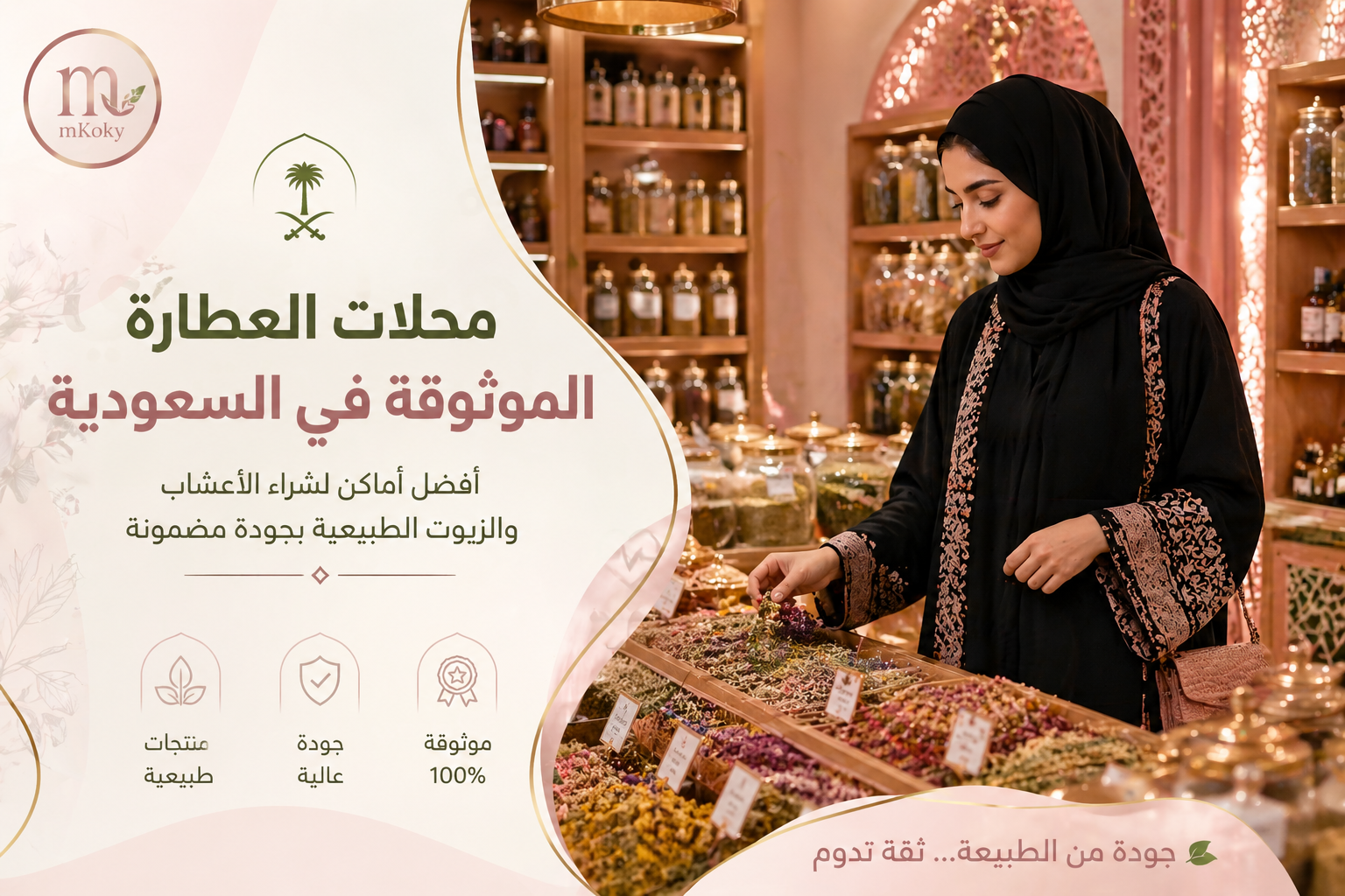 دليل أفضل محلات العطارة الموثوقة في السعودية 2026 (الرياض، جدة، الدمام) 1 دليل أفضل محلات العطارة الموثوقة في السعودية 2026 (الرياض، جدة، الدمام)