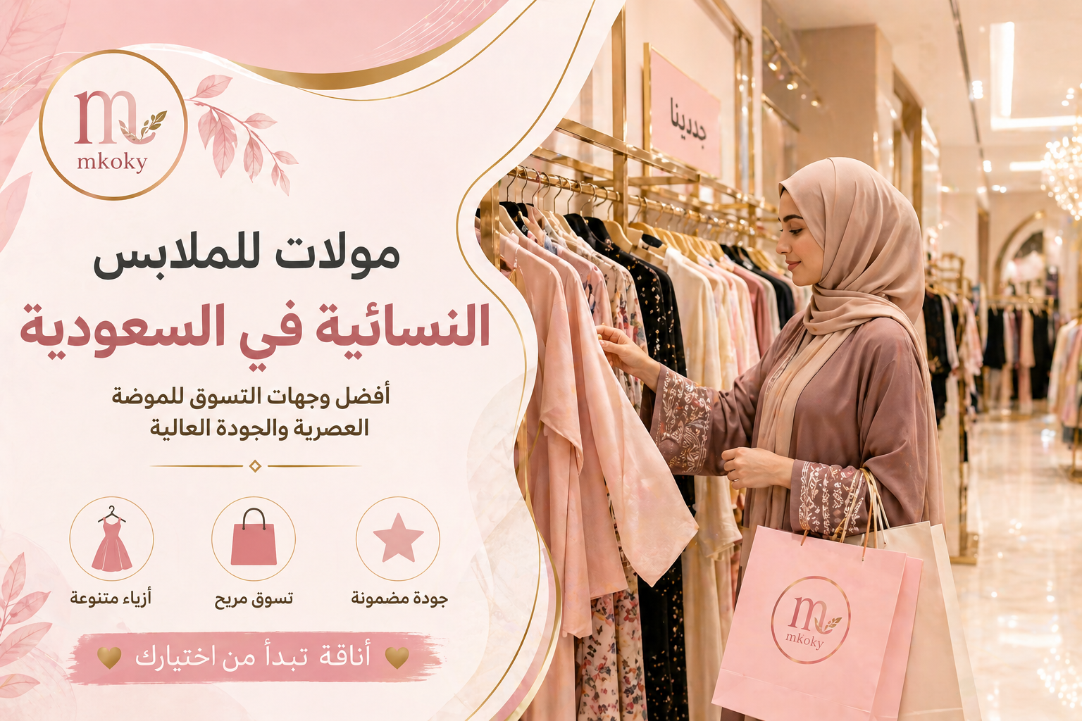 دليل أفضل مولات للملابس النسائية في السعودية