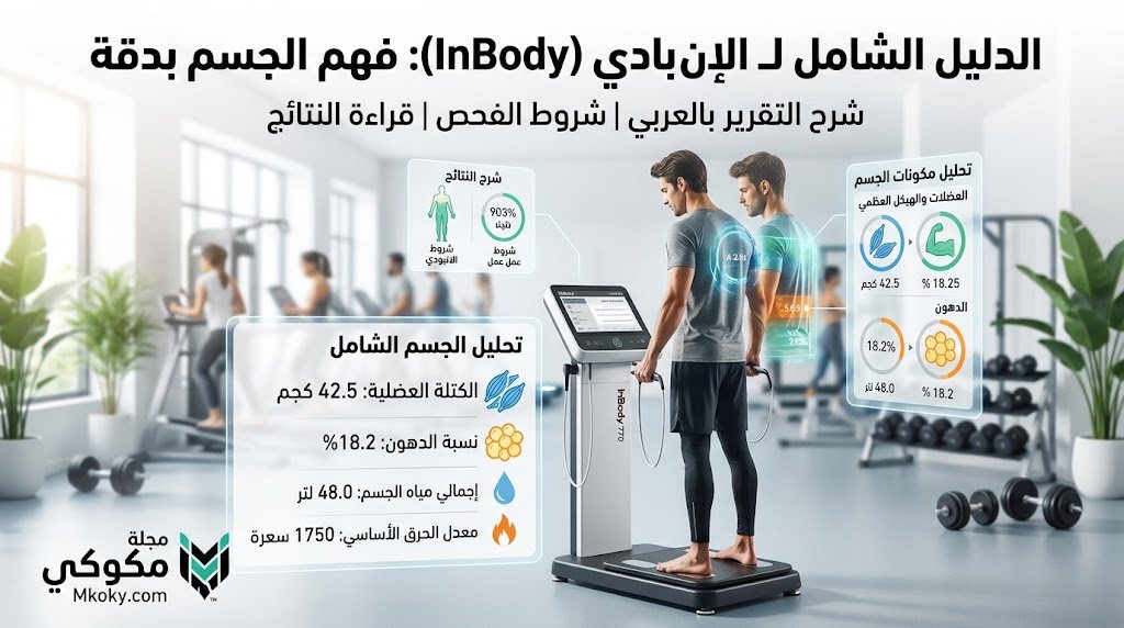 تحليل الإنبادي: شروط عمل الانبودي، شرح تقرير InBody بالعربي، وسعر الانبودي في الصيدليات والأجهزة